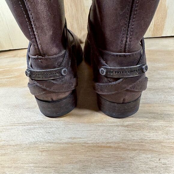 Frye Brown Ankle Boots Women’s Size 6 - Picture 5 of 9